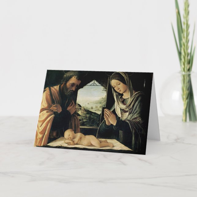 Cartes Pour Fêtes Annuelles La nativité, c.1490 (Devant)