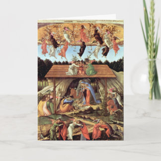 Cartes Pour Fêtes Annuelles La Nativité Mystique
