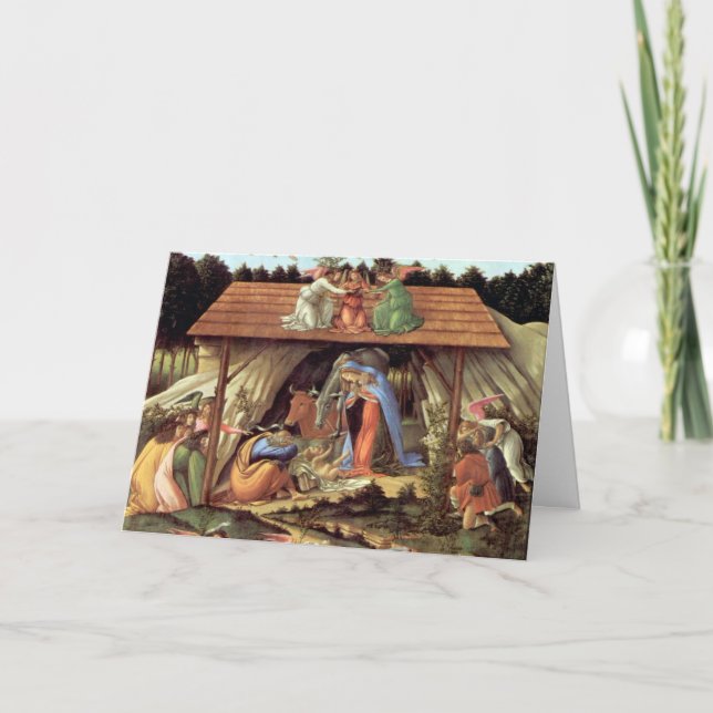 Cartes Pour Fêtes Annuelles La nativité mystique (Devant)
