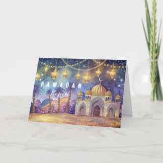 Cartes Pour Fêtes Annuelles La nuit magique du Ramadan Postcard
