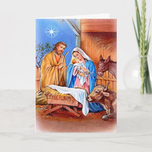 Cartes Pour Fêtes Annuelles La Nuit Sainte