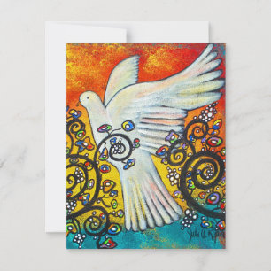 Cartes Pour Fêtes Annuelles La Paix Est Arrivée