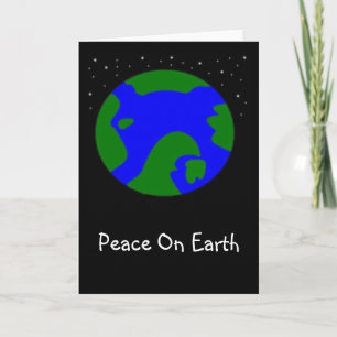 CARTES POUR FÊTES ANNUELLES LA PAIX SUR TERRE