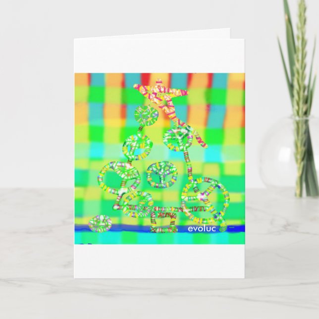 CARTES POUR FÊTES ANNUELLES LA PAIX SUR TERRE (Devant)