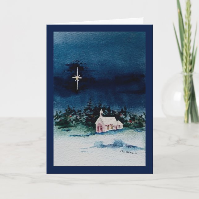 Cartes Pour Fêtes Annuelles La Paix Sur Terre (Devant)
