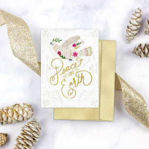 Cartes Pour Fêtes Annuelles La Paix Sur Terre