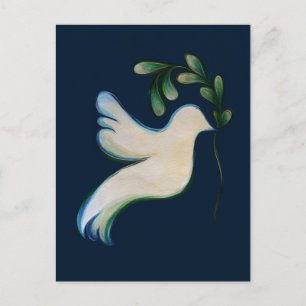 Cartes Pour Fêtes Annuelles La Paix sur Terre La colombe de l'espoir