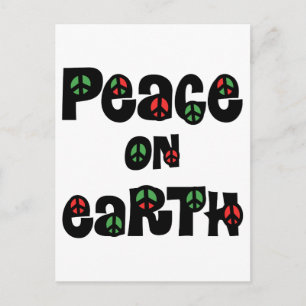 Cartes Pour Fêtes Annuelles La Paix sur Terre Noël