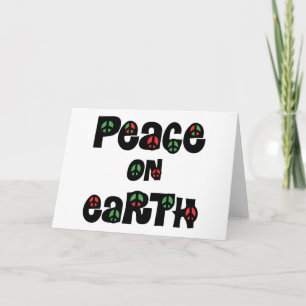 Cartes Pour Fêtes Annuelles La Paix sur Terre Noël