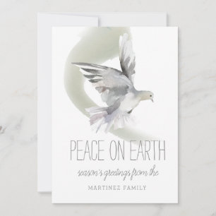 Cartes Pour Fêtes Annuelles La Paix sur Terre Noël