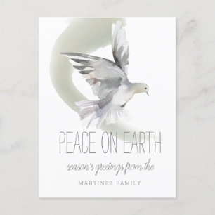 Cartes Pour Fêtes Annuelles La Paix sur Terre Photo Dove