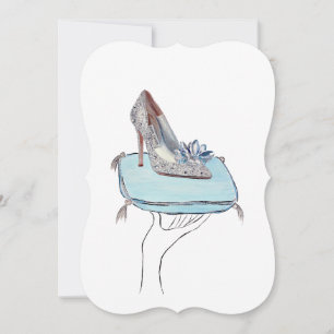 Cartes Pour Fêtes Annuelles La pantoufle de Cendrillon
