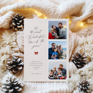 Cartes Pour Fêtes Annuelles La période la plus merveilleuse de l'année en phot