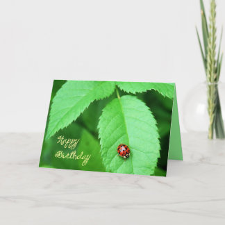 Cartes Pour Fêtes Annuelles La Plaisir-coccinelle simple de la vie