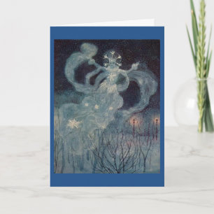 Cartes Pour Fêtes Annuelles La reine de neige