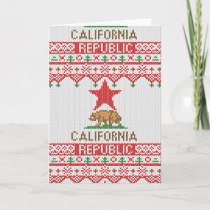 Cartes Pour Fêtes Annuelles La République de la Californie concernent le