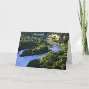Cartes Pour Fêtes Annuelles La rivière Niobrara près du Nebraska