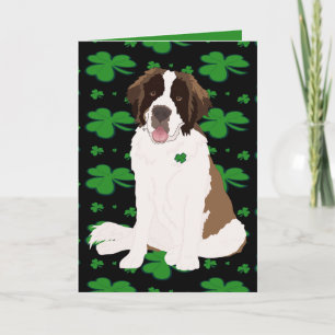 Cartes Pour Fêtes Annuelles la Saint-Patrick Saint Bernard 