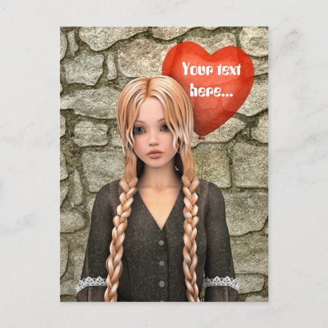 Cartes Pour Fêtes Annuelles la Saint-Valentin (Devant)
