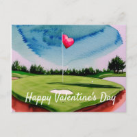 La Saint-Valentin de golf au parcours de golf aqua