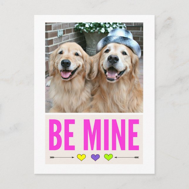 Cartes Pour Fêtes Annuelles La Saint-Valentin des merveilles d'or joyeuses (Devant)