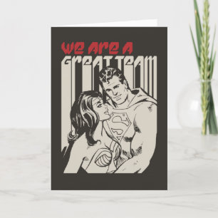 Cartes Pour Fêtes Annuelles La Saint-Valentin Superman   Nous Sommes Une Grand