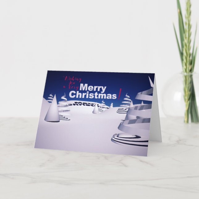 Cartes Pour Fêtes Annuelles La SALUTATION de la SAISON de JOYEUX NOËL de la (Devant)