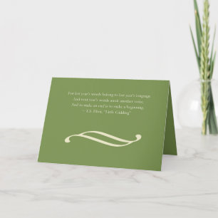 Cartes Pour Fêtes Annuelles La salutation de nouvelle année