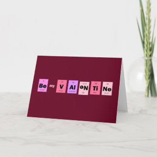 Cartes Pour Fêtes Annuelles La Science nerd de geek soit mon Valentine