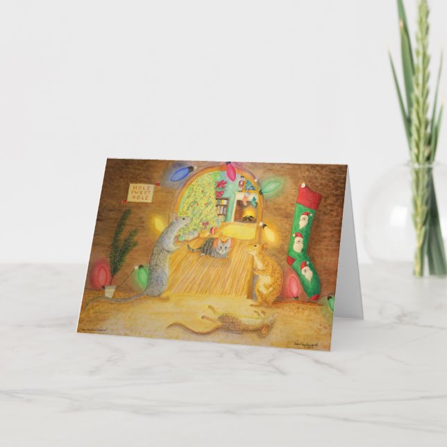 Cartes Pour Fêtes Annuelles La surprise de Noël (Devant)