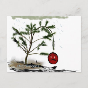 Cartes Pour Fêtes Annuelles La Trée de Sad Christmas