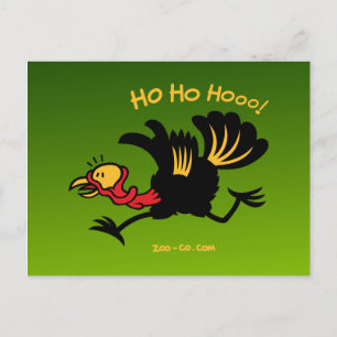 Cartes Pour Fêtes Annuelles La Turquie de Noël s'enfuit !
