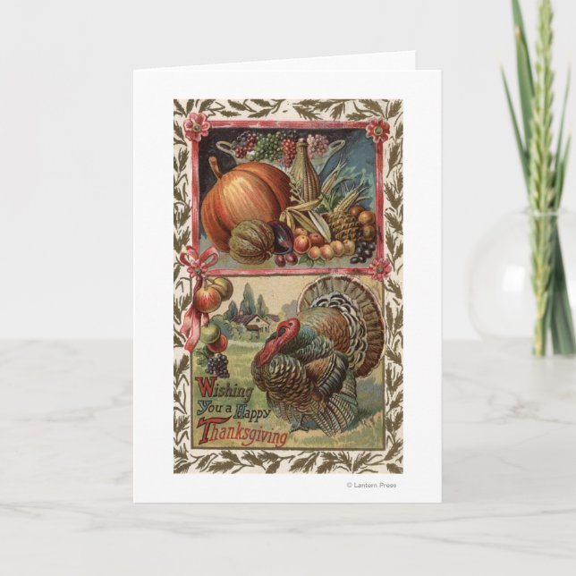 Cartes Pour Fêtes Annuelles La Turquie et le produit # 2 (Devant)