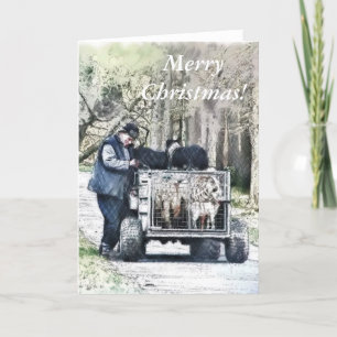 CARTES POUR FÊTES ANNUELLES LA VIE AGRICOLE DE NOËL