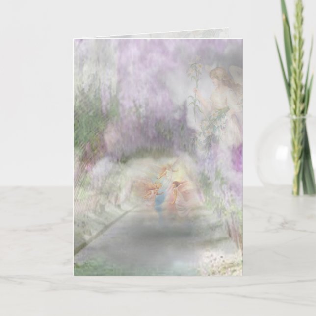 Cartes Pour Fêtes Annuelles La voie de l'ange (Devant)