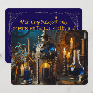 Cartes Pour Fêtes Annuelles Laboratoire de scientifiques Steampunk Victorien g