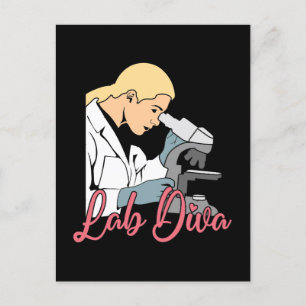 Cartes Pour Fêtes Annuelles Laboratoire Diva Chimiste Laboratoire Technicien S