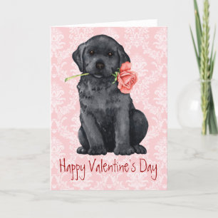 Cartes Pour Fêtes Annuelles Laboratoire noir Rose Valentine