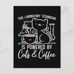 Cartes Pour Fêtes Annuelles Laboratoire Technicien de laboratoire Chats Chimis