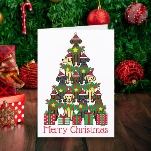 Cartes Pour Fêtes Annuelles Laboratoires d'arbres de Noël