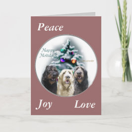 Cartes Pour Fêtes Annuelles Labradoodle Cadeaux de Noël