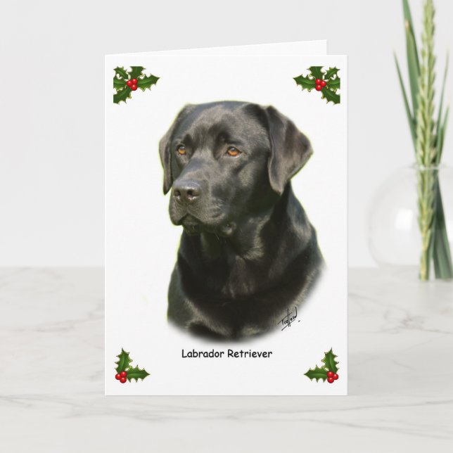 Cartes Pour Fêtes Annuelles Labrador Retriever 9A054D-23a (Devant)