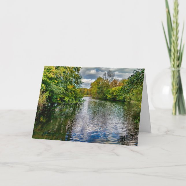 Cartes Pour Fêtes Annuelles Lac forest, Pays-Bas (Devant)