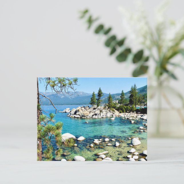 Cartes Pour Fêtes Annuelles Lac Tahoe, Californie (Debout devant)
