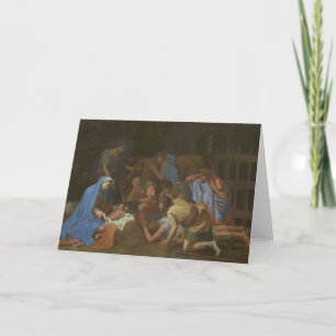 Cartes Pour Fêtes Annuelles L'adoration des bergers circa 1653