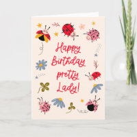 Ladybug Joyeux Anniversaire Jolie Jolie Dame