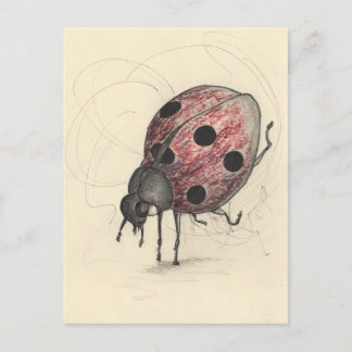 Cartes Pour Fêtes Annuelles Ladybug ne peut pas danser