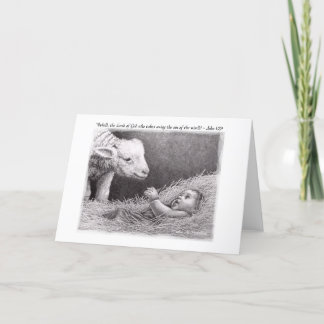 Cartes Pour Fêtes Annuelles "L'agneau" de Lisa Vento Hainline