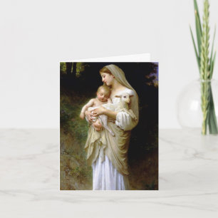 Cartes Pour Fêtes Annuelles L'Agneau précieux de Dieu - avec message