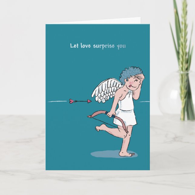 Cartes Pour Fêtes Annuelles Laissez l'amour vous surprendre (Devant)